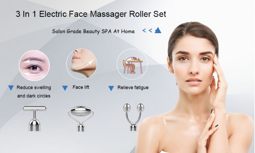 Metal Face Massage Tools Set