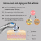 4D Microcurrent Facial Massager Roller, Electric Rechargeable Face Lift Beauty Roller Body Massage for Anti Aging Wrinkles, improve Facial Contour, Skin Tone Reduction and Firm Body Skin (Silver)