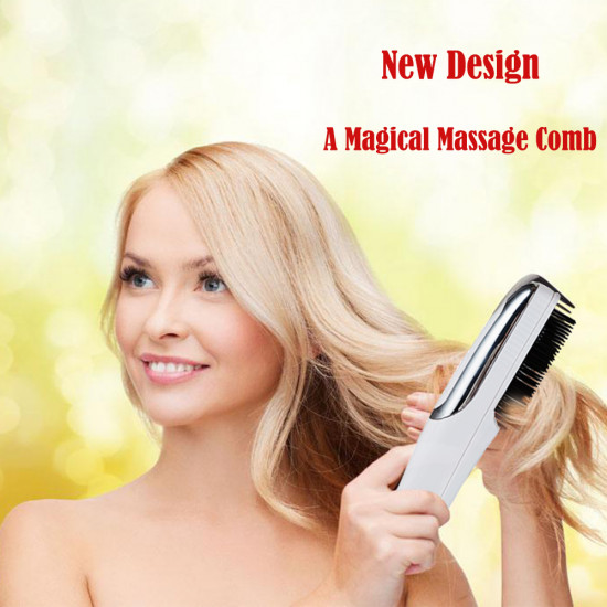 Scalp Massager Anti Hair Loss Hair Growth Comb Massage Stress Relax Electric Regrowth Hair Massager Brush, Gift for Women,Men,Mother,Friends