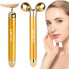 Electric Face Massage Roller, Amirce Facial Roller for Face Eyes, Electric Face Eye Massage Roller for Puffiness Relief
