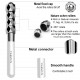 Face Roller, Facial Massage Roller for Face Lift, New Design Metal Waterproof Face Massager with 4 Rollers for Anti-wrinkles, Anti-aging, Ideal Gift for Mother, Wife, Girlfriend, or Business Gift