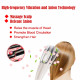 Electric Scalp Massager Comb 2 in 1 Magical Comb with Two Changeable Brushes Relief Stress Relax Electric Massage Brush