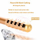 Electric Face Massage Roller, 24K Golden Painting Facial Massager Roller for Face Lift, Anti-Wrinkles, Micro Current Massage Rollers for Face Neck Eyes Nose Arms Leg ((24K Golden)