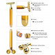 Face Massager Roller 24k Golden Electric 3D Roller and T Shape Arm Eye Nose Head Massager for Face Lift Anti Aging